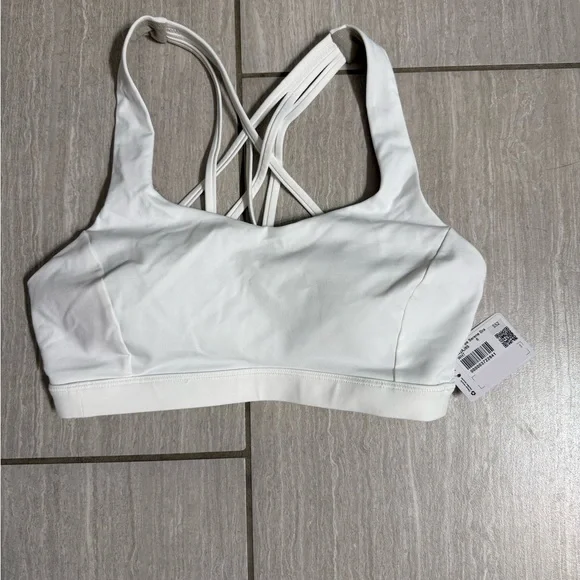 lululemon athletica Free To Be Serene Bra - White - Picture 2 of 5